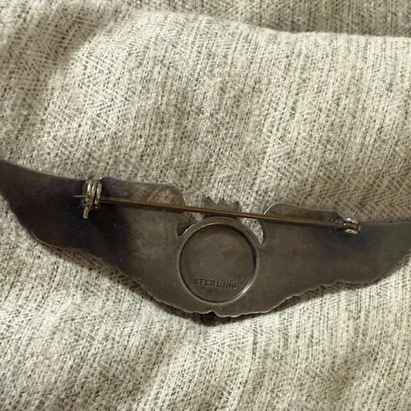 Vintage World War II, Bombardier Silver Winged Badge